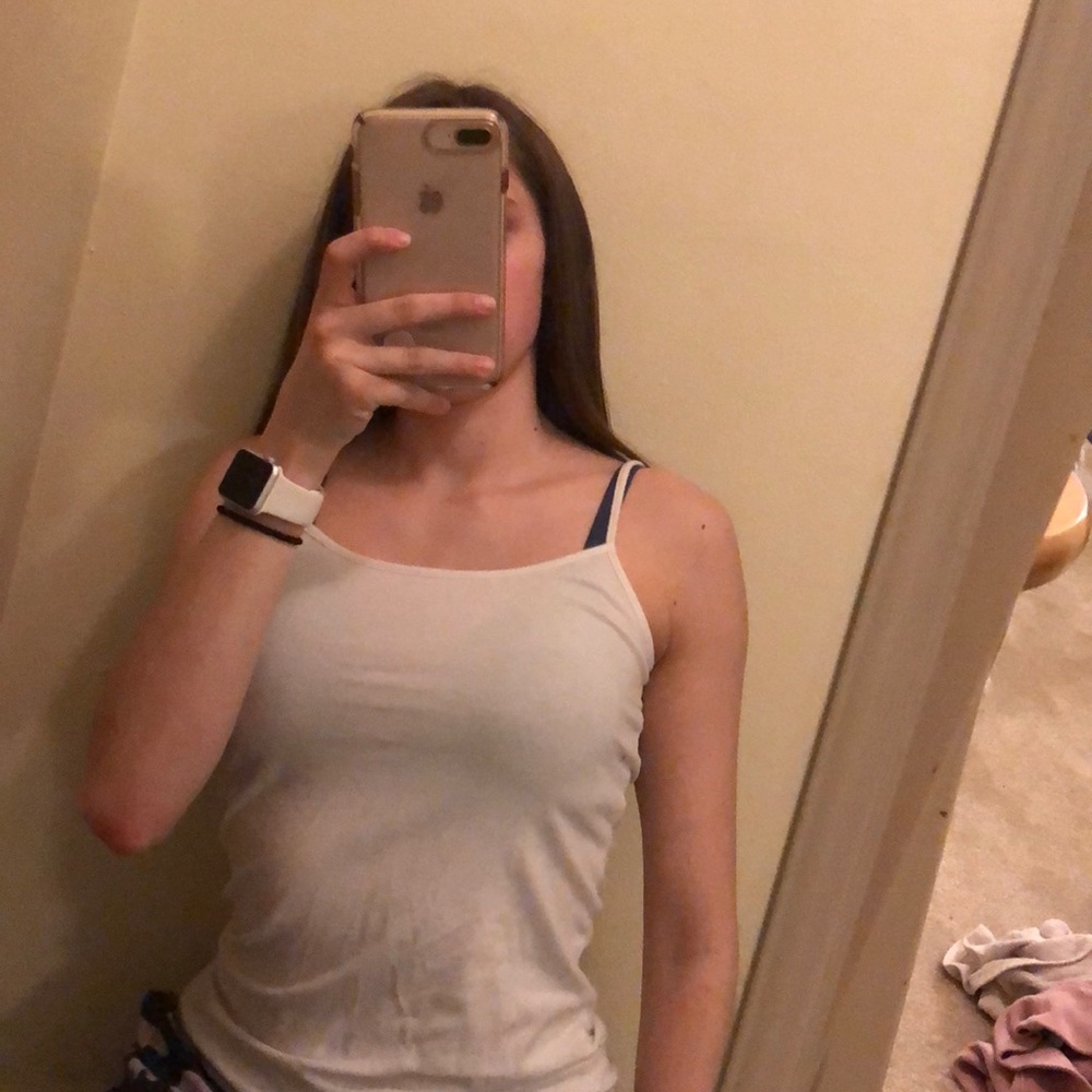 White tank top